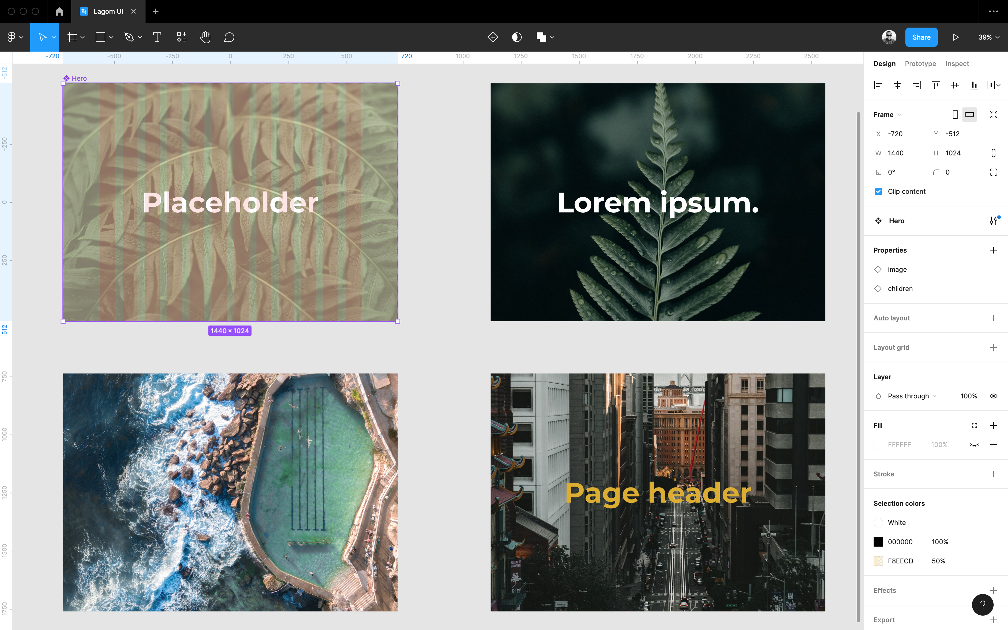 Building components in Figma