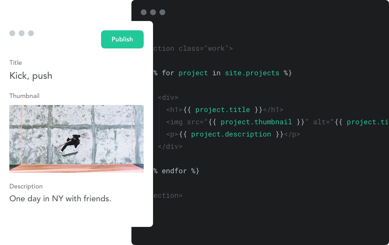Forestry.io dev illustration