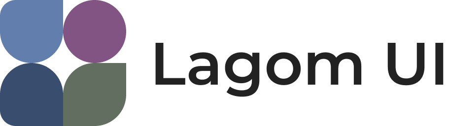 Final Lagom UI logo design before I decided I didn't like it